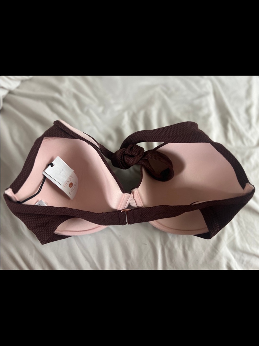 Shade & Shore Brown Ribbed Underwire Bikini Set - Picture 11 of 11